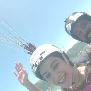 Parapente Caragua Vôo Duplo Morro santo antonio caraguatatuba litoral Norte SP